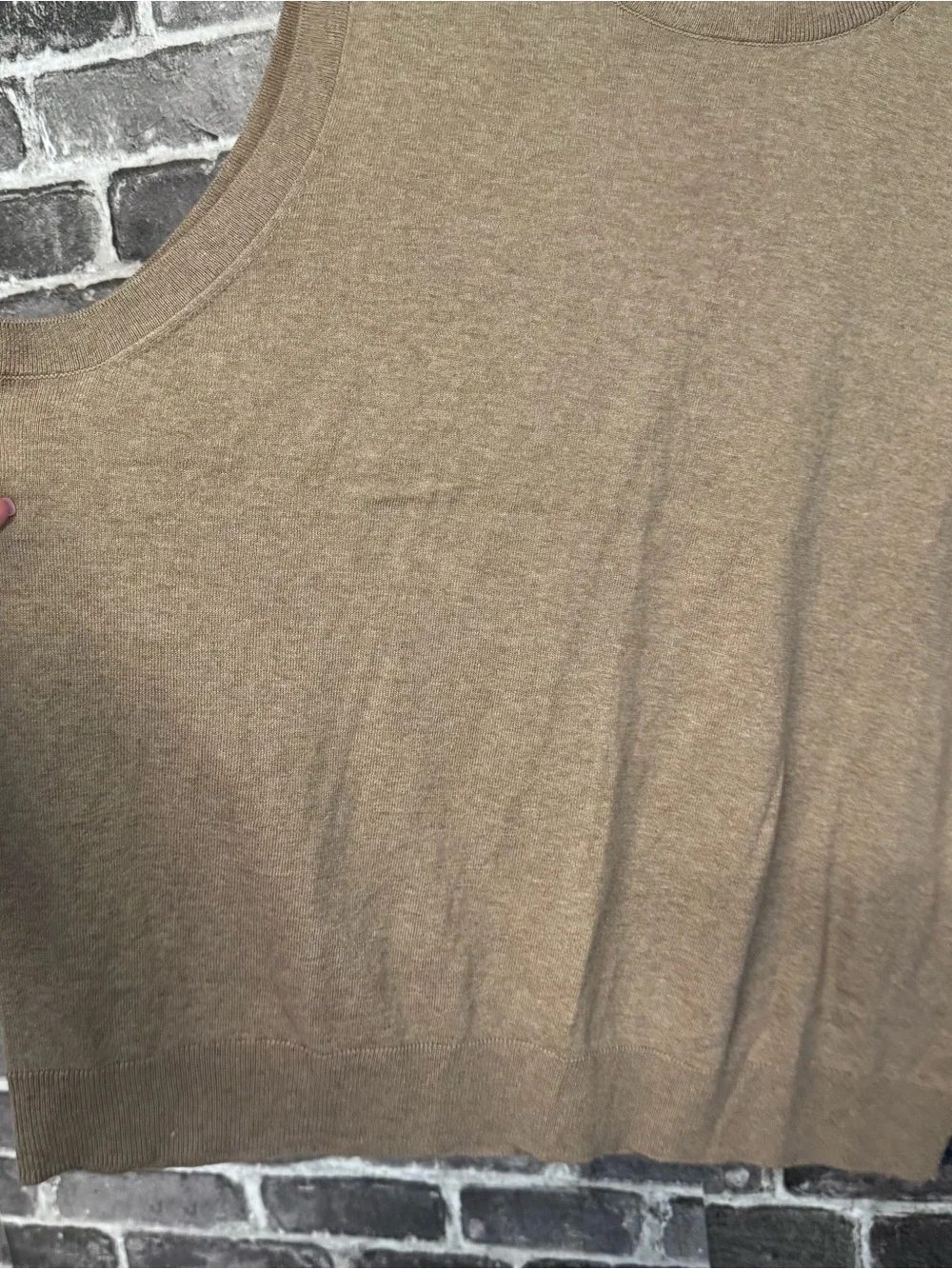 NWT J. Crew Sweater shell Hthr mushroom tan